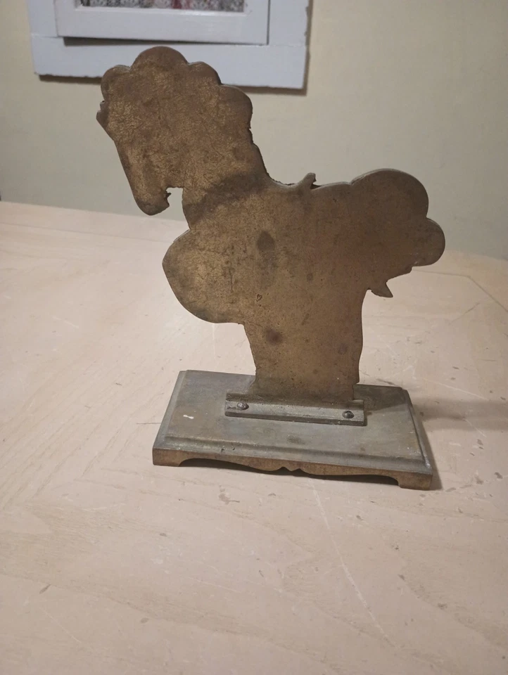 Tope/tapón de puerta de latón para caballo animal vintage de metal multicolor coleccionable Foto 4 de 4