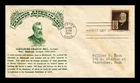 Dr Jim Stamps Scott 893 Alexander Graham Bell First Day Issue Thermograph Cachet