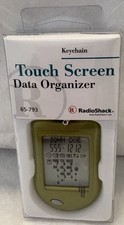 VTG Radio Shack Touch Screen Data Organizer KEYCHAIN Lime Green 65-793 New