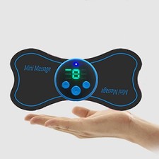 Portable Mini Electric Neck Massager Cervical Massage Stimulator Pain Relief Kit