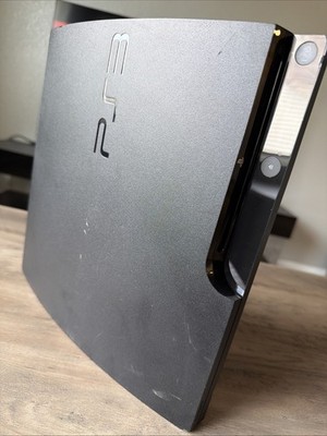 Sony PlayStation 3 PS3 Slim 160GB Black Console Only Tested & Works Refurbished