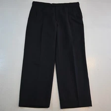 Vtg Austin Reed 36x29 Navy Blue Wool Pleated Cuffed Expander Waist Dress Pants
