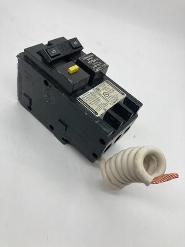 Square D Homeline HOM240GFI 2 polos 40 amperios 120/240 V enchufe HOM GFCI interruptor CHIP - Imagen 3 de 13