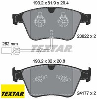 Textar 2382201 Bremsbelagsatz FüR Scheibenbremse Bremsbelagsatz FüR Bentley