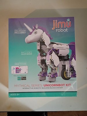 Jimu Robot Mythical UnicornBot Kit Interactive Robotic Building Block Set NIB 