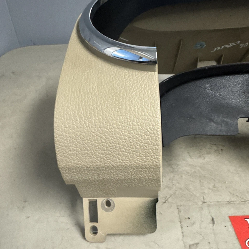 2006 Ford Explorer Cluster Bezel Trim Tan / Beige 6L24-78044D70-B - Image 2 of 4