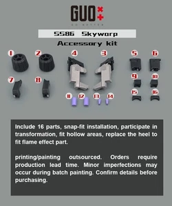 Gobetter studio GB-1169 upgrade kits for SS86 Skywarp,in stock