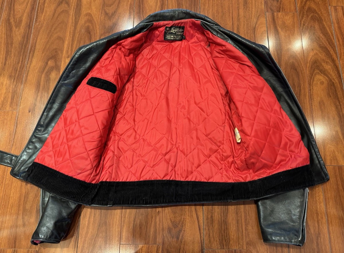 Vintage 1960s Sears The Leather Shop Leather D Pocket Motorcycle