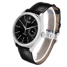 Rolex Cellini Date White Gold Automatic Black Dial Mens Watch 50519 4