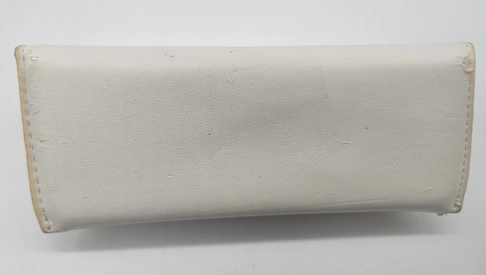 Valentino Estuche Soporte Blanco Vintage Cubierta Tonos Anteojos Magnético Foto 3 de 4