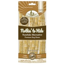 Fieldcrest Farms Nothing to Hide Natural Rawhide Alternative Small Twist Stix fo