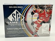 2025-26 Upper Deck SP Game Used Hockey Hobby Box - FACTORY SEALED
