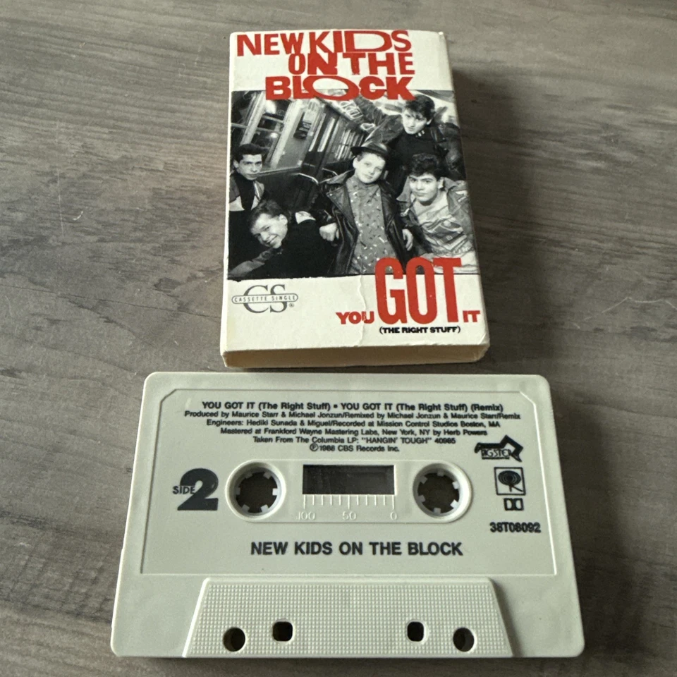 New Kids On The Block: You Got It (The Right Stuff) 1988 Cassette Tape Single - Image 4 of 4