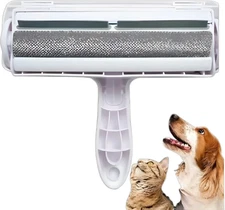 Pet Hair Remover Reusable Cat and Dog Hair Remover for Furniture Couch - Gray