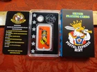 Postal Express Mint 1 Oz .999 Silver Queen of Spades Colorized Art Bar 30/1000