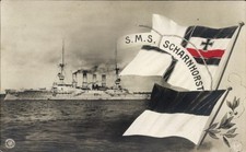 Ak Deutsches Kriegsschiff, SMS Scharnhorst, Kaiserliche Marine,... - 10958731