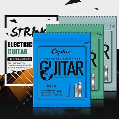 9-42/10-46/11-50 Gauges E-Gitarrensaiten Full Size Orphee Musikinstrumente 1Satz