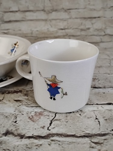 Brendan Little Boy Blue Erin Stone Child Breakfast Set Cup Plate Bowl Egg Cup - Foto 5 di 7