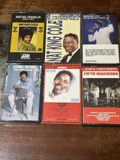 Lot of 6 R B Soul, Pop, Rhythm Blues - Vintage Cassette Tapes