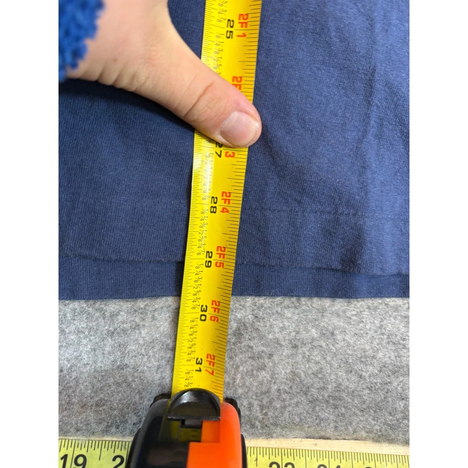 VINTAGE 90s Ozric Tentacles US Tour Shirt Mens XL Blue Psychedelic Rock Band Tee - Image 4 of 4