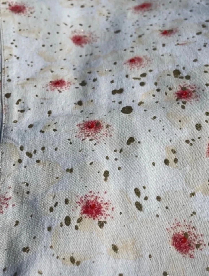 RARI Jeans JUST CAVALLI by ROBERTO CAVALLI Jeans Size 42 IT con lurex e coralli - Imagen 4 de 4