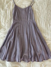Old Navy Purple Tank Summer A-Line Swing Dress Size M Medium Petite