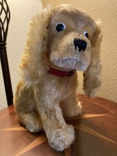 Steiff Cocker Spaniel Dog  Revue Susi  4300/28 VTG Wool/Cotton Plush '60s 28cm
