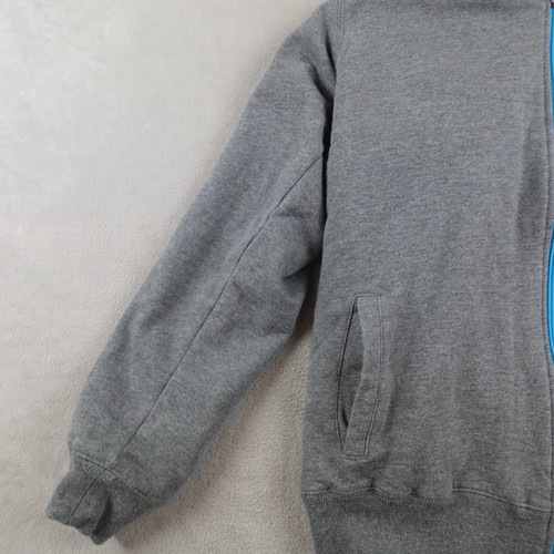 Quiksilver Hoodie Youth L Gray Everyday Lounge Zip Up Fleece - Picture 5 of 21