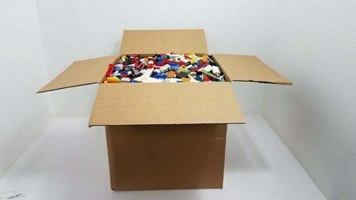 Bulk Lego Toy Lot 5 Lbs Mixed Building Bricks Parts Cleaned