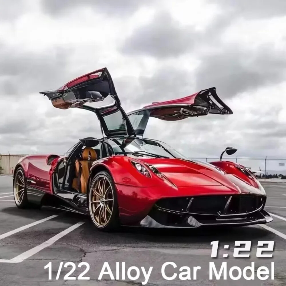 1/22 Pagani Huayra Dinastia Sport Racing Alloy Car Model Toy Diecast Sound Light