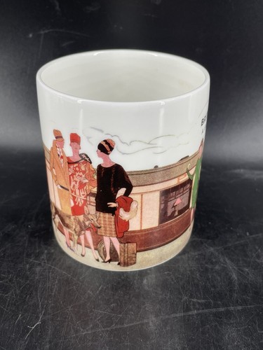 British Pullman Belmond Train 1920's Lady Flapper Porcelain Mug William Edwards - Picture 2 of 10