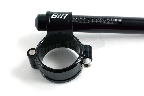 50mm BTR Hinged Clip-Ons & Domino Grips To Fit Suzuki GSXR750 K4-K5 04-05 - Picture 3 of 12