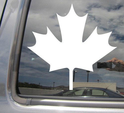 Maple Leaf - Canada Canadian - Car Auto Window Quality Vinyl Decal Sticker 10048 - 第 1/2 張圖片
