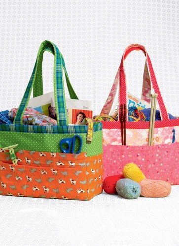 Simplicity Sewing Pattern S9527 Organizer Tote Bag Craft Bags with Compartments - Picture 2 of 3
