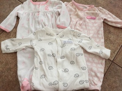 carters baby girl pajamas