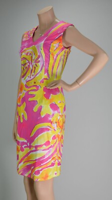 MISSY Etui Kleid ''Crazy Pink'' - Strass & Glitzer - starke Farben - MEGA - Gr. L