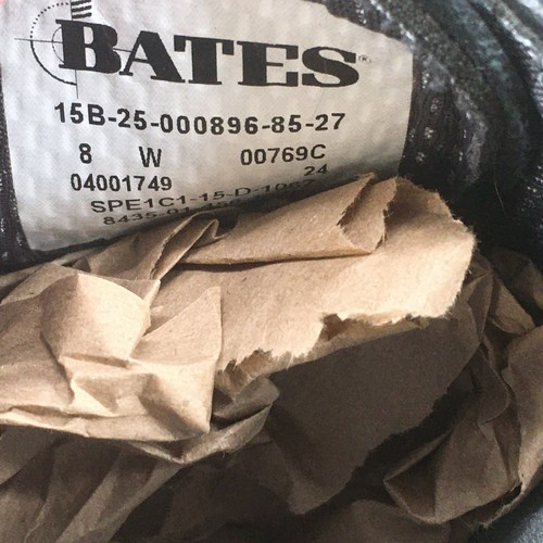 Bates Dress Shoes Womens 8W Casual Oxford Black Leather Round Toe Lace Up Vibram - Picture 14 of 16