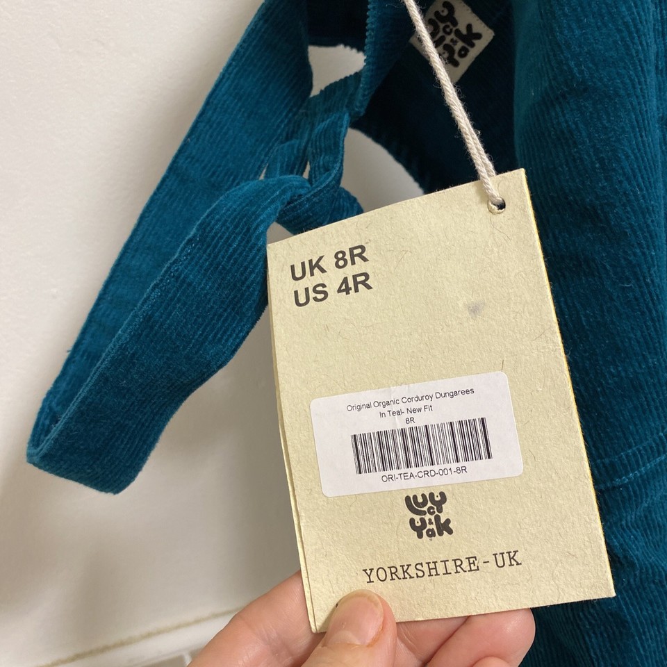 Lucy And Yak bnwt Teal Dungarees 8 eBay