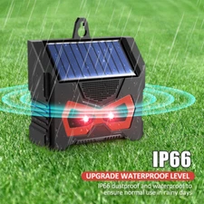 Ultrasonic Sound Pest Repellent Control Solar Wild Animal Repeller Rat Deterrent
