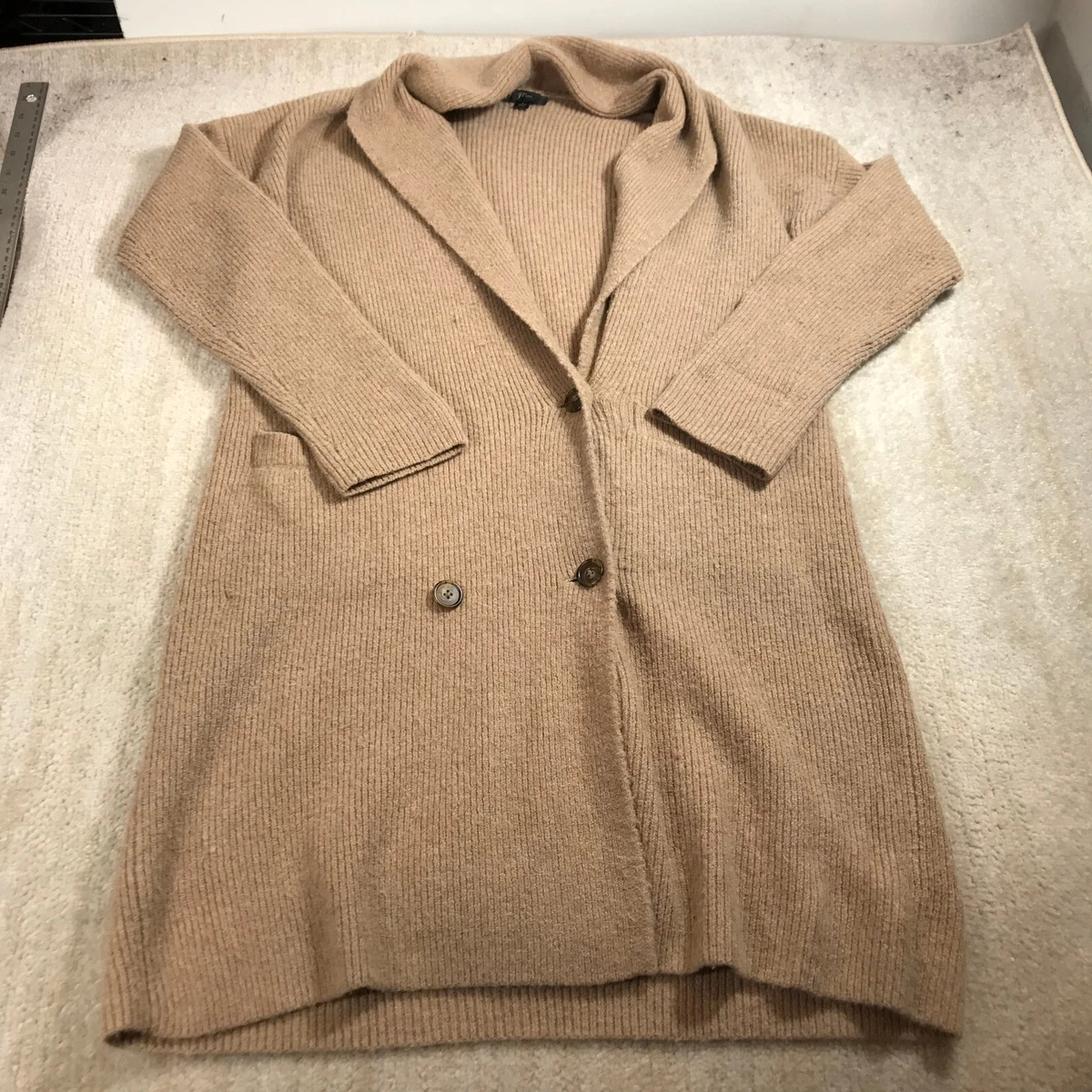Ladies clearance beige coatigan