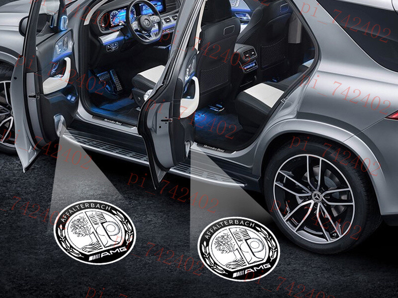 2pcs HD LED Door Courtesy Light Ghost Shadow Projector For A/B/C/CLA/E/GLC