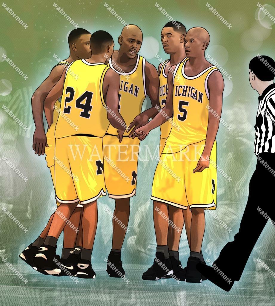 Michigan Fab Fab Five 30 For 30 Stream Nike Michigan Wolverines