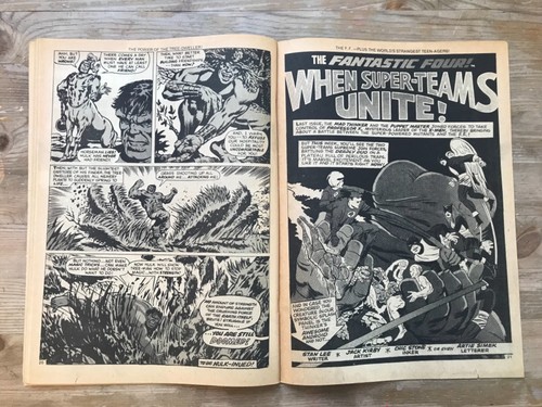 MARVEL COMICS THE MIGHTY WORLD OF MARVEL HULK No58 NOVEMBER 1973 (U.K.5p) - Picture 4 of 7