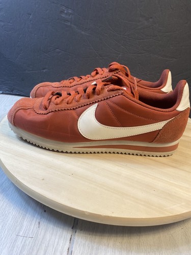 Nike Cortez Nylon Fire Burnt Orange Sienna 749864-805 Women 8.5 Rare - Picture 5 of 9