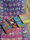 Reversible Kantha Lot Twin Quilt Indian Vintage Handmade Blanket Throw Patchwork