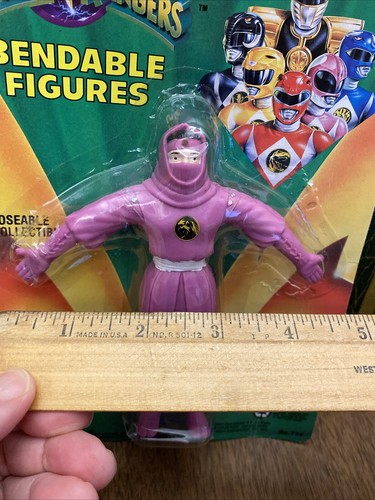 Mighty Morphin Power RANGERS BENDABLE FIGUR 1995 Gordy New Old Stock Vintage - Bild 7 von 8