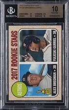 2017 TOPPS HERITAGE #113A BREGMAN/GURRIEL ROOKIE RC BGS 10