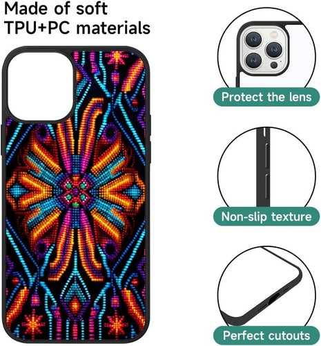 For Samsung A15 A16 S23 S24 S25 Ultra FE Durable Cover Indigenous Beadwork color - 第 14/25 張圖片