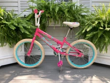 HUFFY SEA STAR GIRLS 20" G BIKE BICYCLE 50537 CHILD AGES 5+ PINK SEAFOAM GREEN