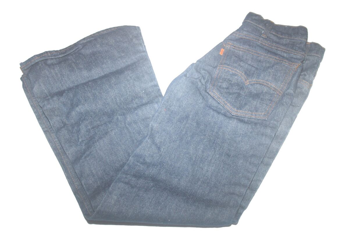 Vintage 80's Levis Mens 684-0217 Orange Tab Flare Jeans 30 x Vintage 80's Levis Mens 684-0217 Orange Tab Flare Jeans 30 x